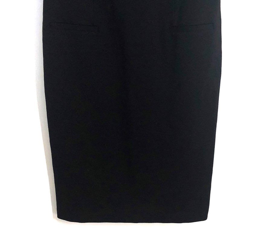 Talbots Women's Black Short Sleeve Sheath Dress Lace-Up Grommet Sz 2 NWT