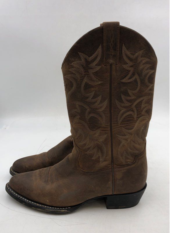 Ariat Men&#39;s 100020004 Brown Leather Mid-Calf Cowboy Western Boots - Size 9.5D