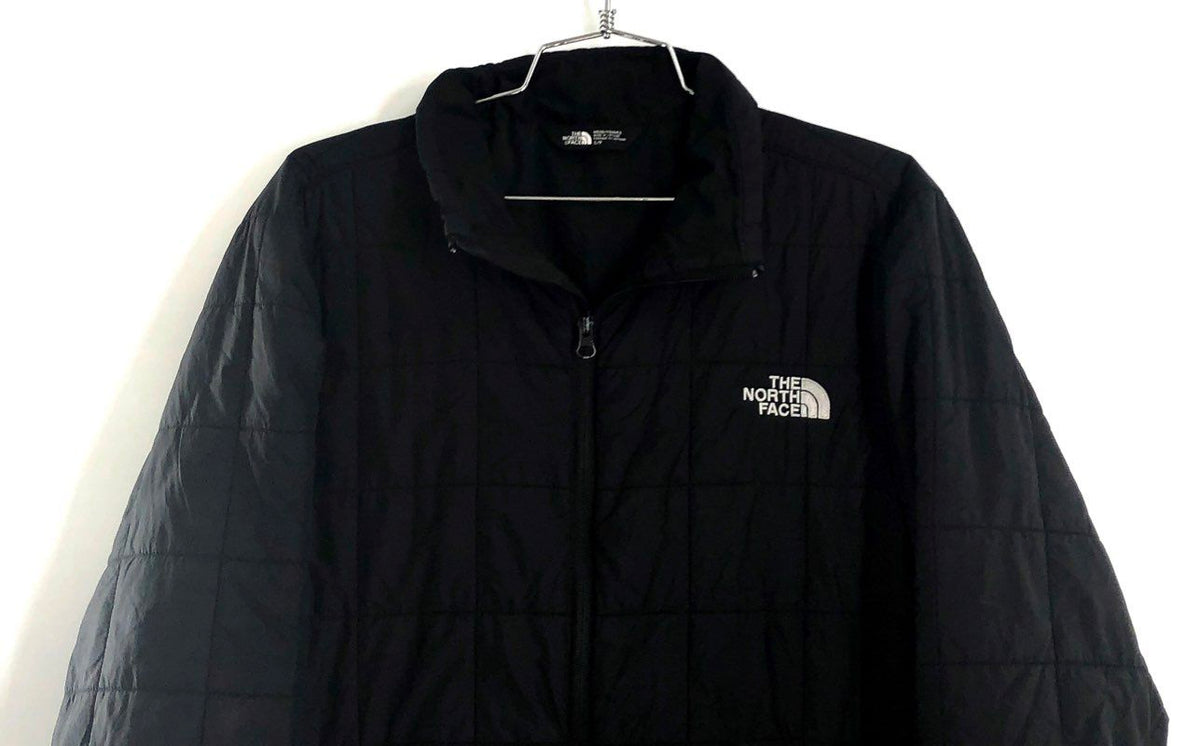 The North Face Men's Black Thermoball Quilted Full Zip Insulated Jacket Sz S