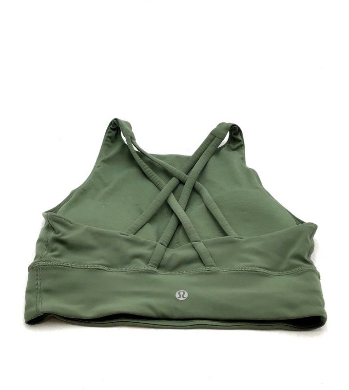 Lululemon Women&#39;s Gray Green Activewear Sports Bra - Size 6 Lot Of 2