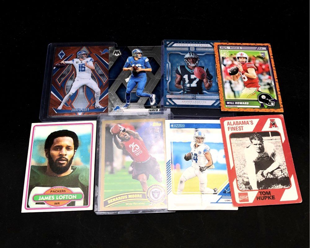 Sports Card Lot Vintage & Modern Baseball Basketball Football Racing See Photos