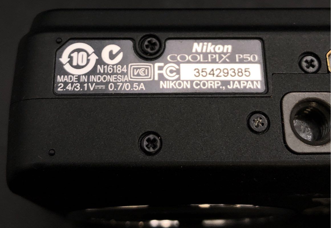 Nikon Coolpix P50 8.1MP Compact Digital Camera