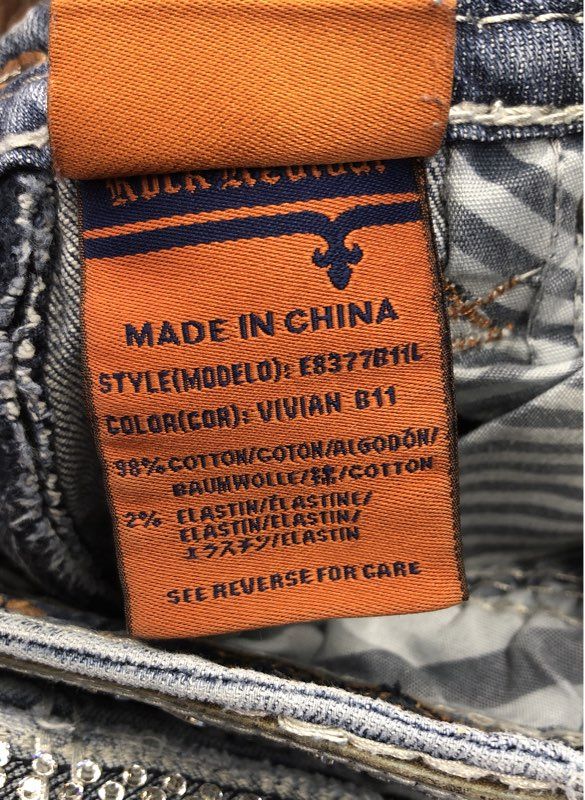 Rock Revival Women's Blue Denim Bootcut Jeans - Size 27