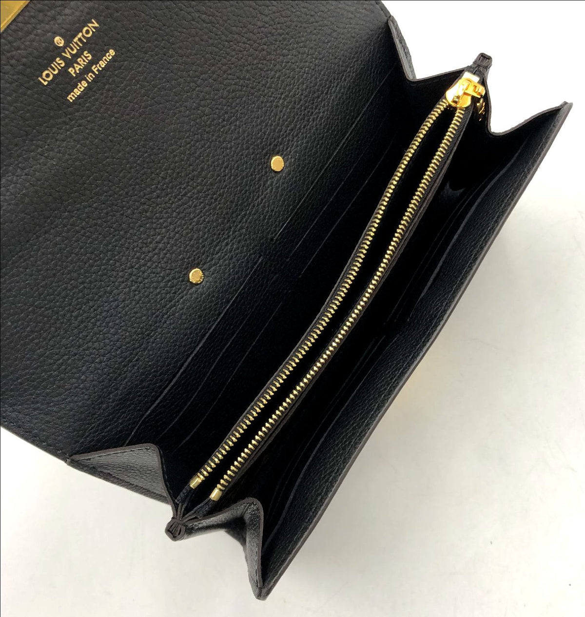 NIB Louis Vuitton Inspired Pallas LV Monogram Canvas & Python Embossed Wallet