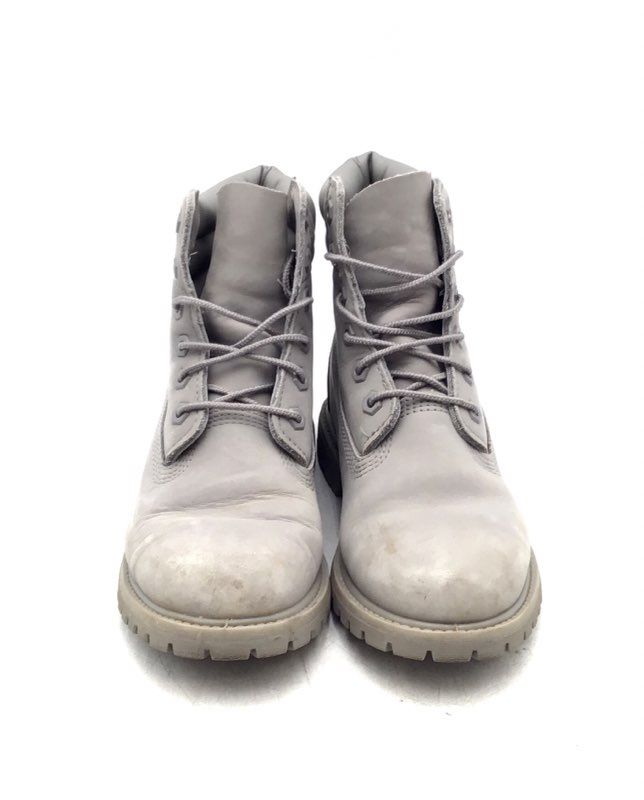 Timberland Women&#39;s Gray Combat Boots - Size 6.5