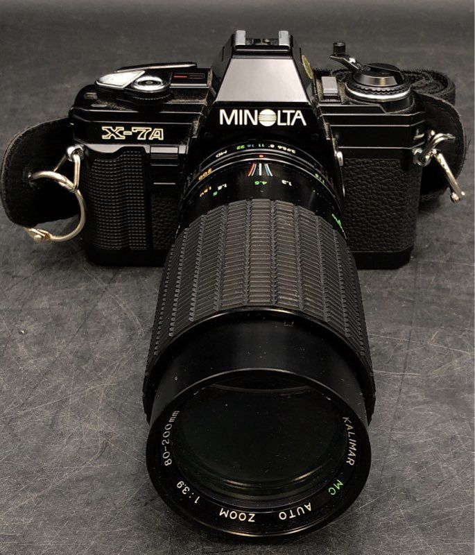 Minolta X-7A SLR Film Camera