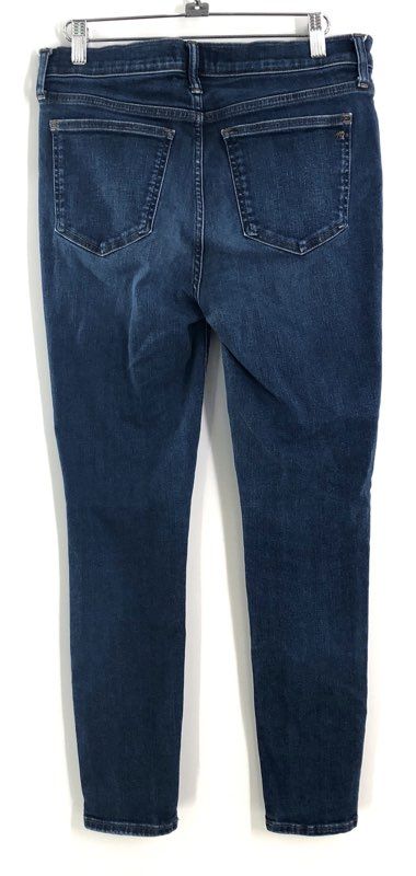 Madewell Women's Jeans Lot 2 Pairs 8" Skinny Blue & Kick Out Black Sz 29