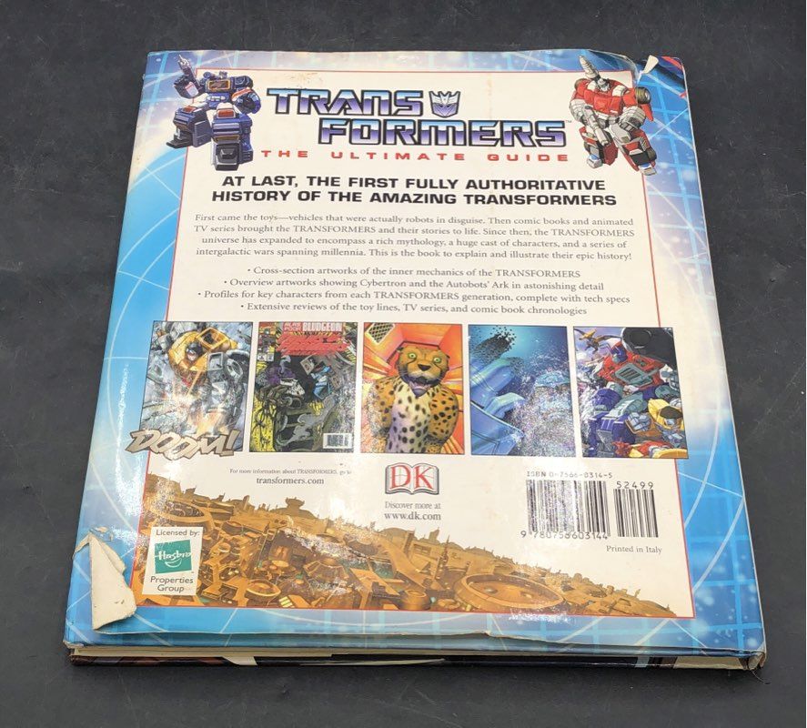 Transformers Book Lot Transformers Vault & The Ultimate Guide 2 Hardcovers