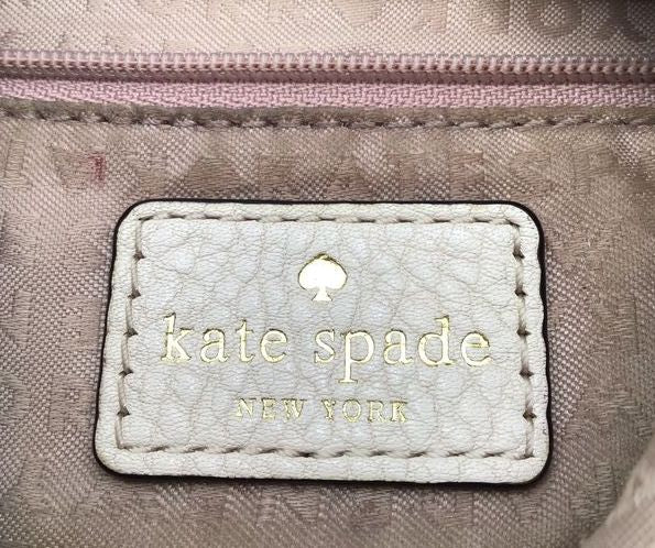 Authentic Kate Spade New York Women&#39;s Tan Luxury Satchel Bag - COA Included