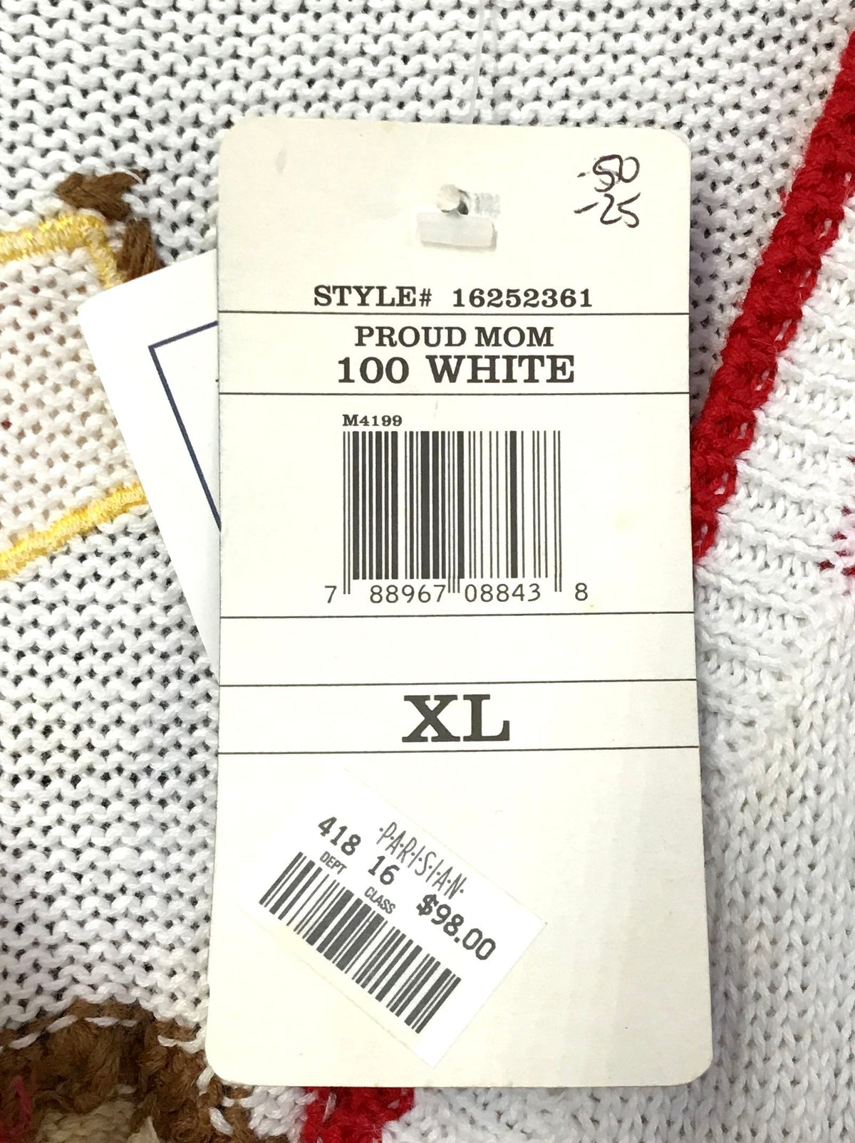 NWT Eagle's Eye Women's Multicolor Sweater Vest - Size XL