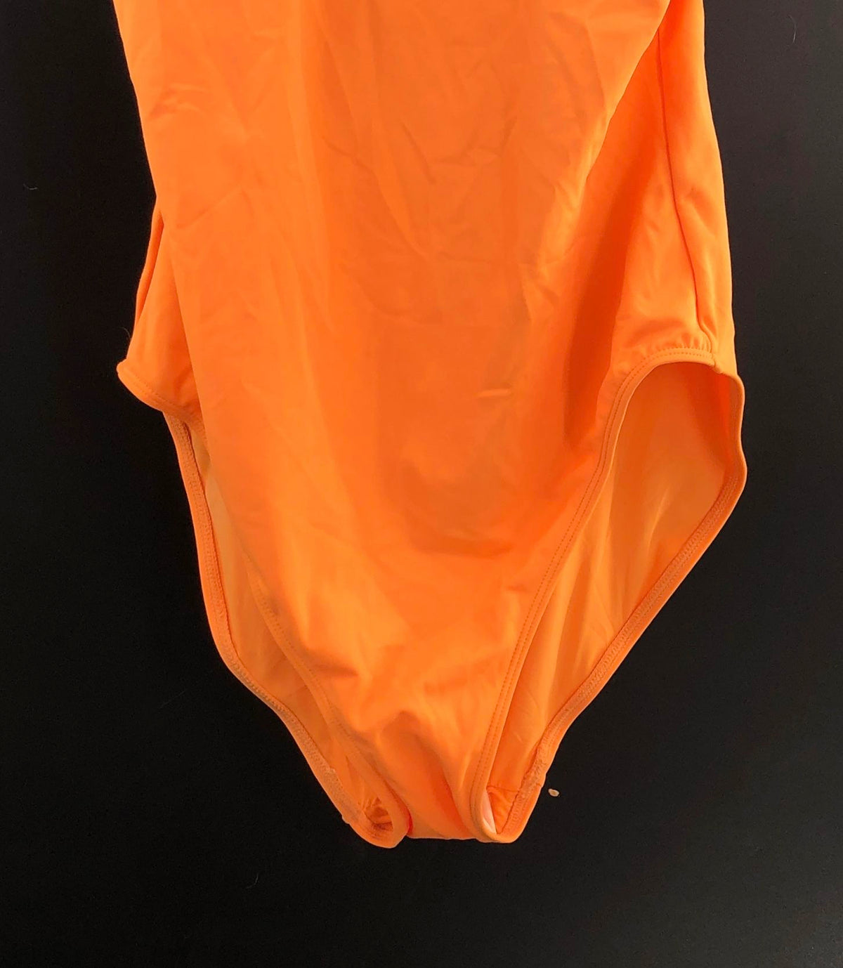 Andie Women's The Tulum One Piece Swimsuit Paya Orange Recycled Sz L NWT