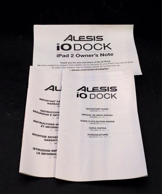 Alesis iO Dock Pro Audio Interface For iPad