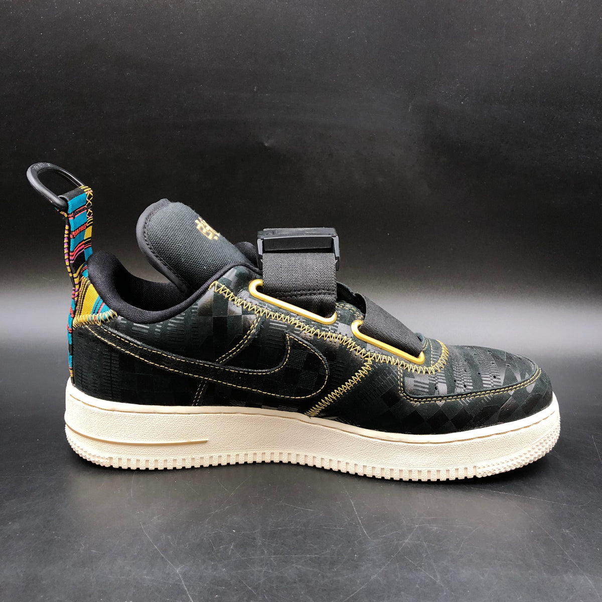Nike Air Force 1 Utility BHM Black History Month Men's Sneakers Size 10 COA