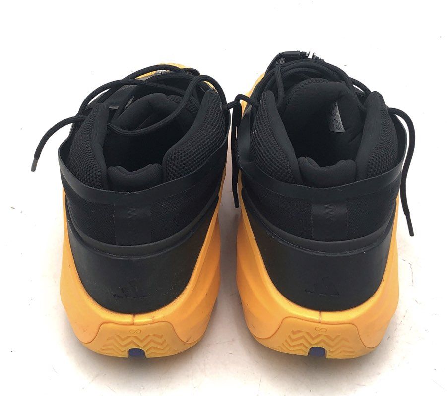 Adidas AE 1 Anthony Edwards Black Yellow Basketball Shoes Men's Size 13