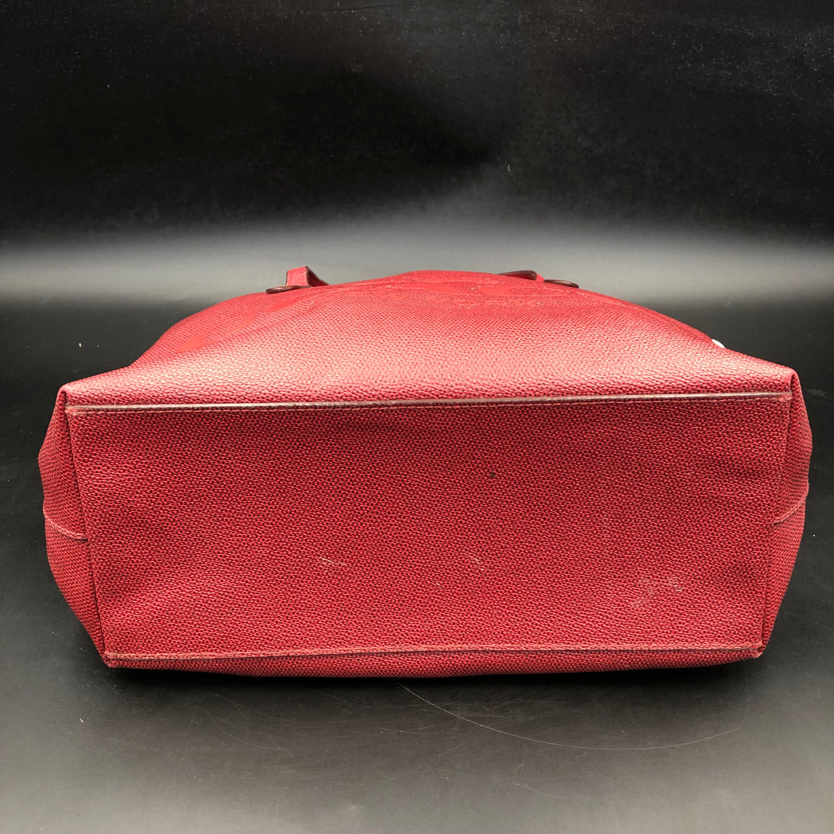 Coach Red Leather 'New York Maggie' Tote Bag (+COA)