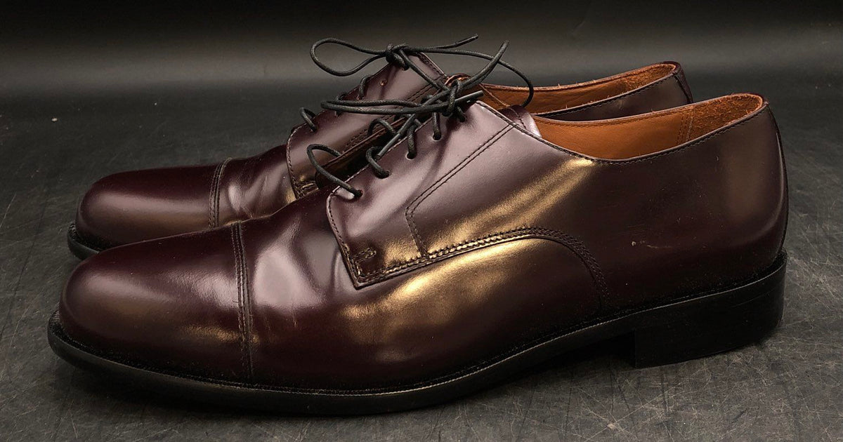 Bostonian Men's First Flex Burgundy Leather Oxford Dress Shoes - Size 10.5M