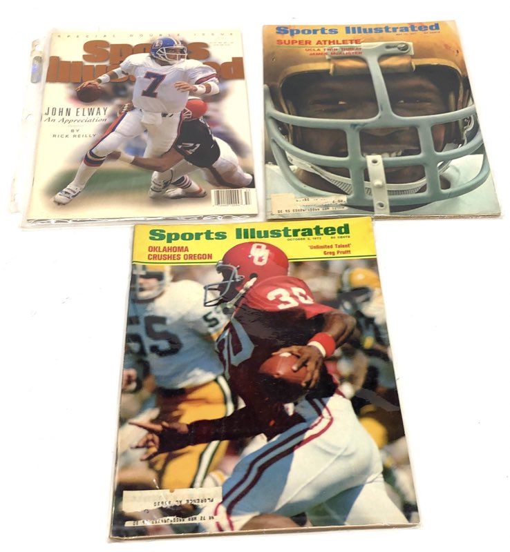 Sports Illustrated Magazine Lot 16 Issues 1970s 1999 Steve McQueen Vida Blue