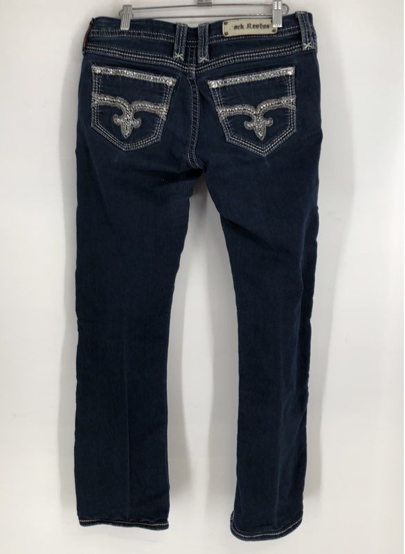Rock Revival Women's Blue Amanda Denim Easy Bootcut Jeans - Size 29