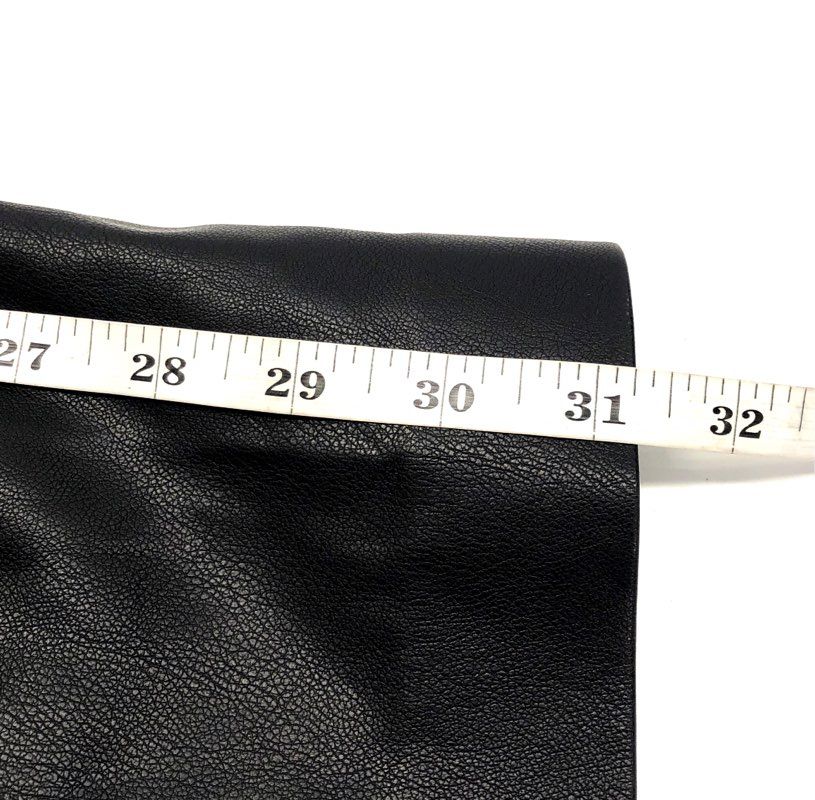 Express Women's Black Faux Leather '90s Slim Super High Rise Pants Sz 2R NWT