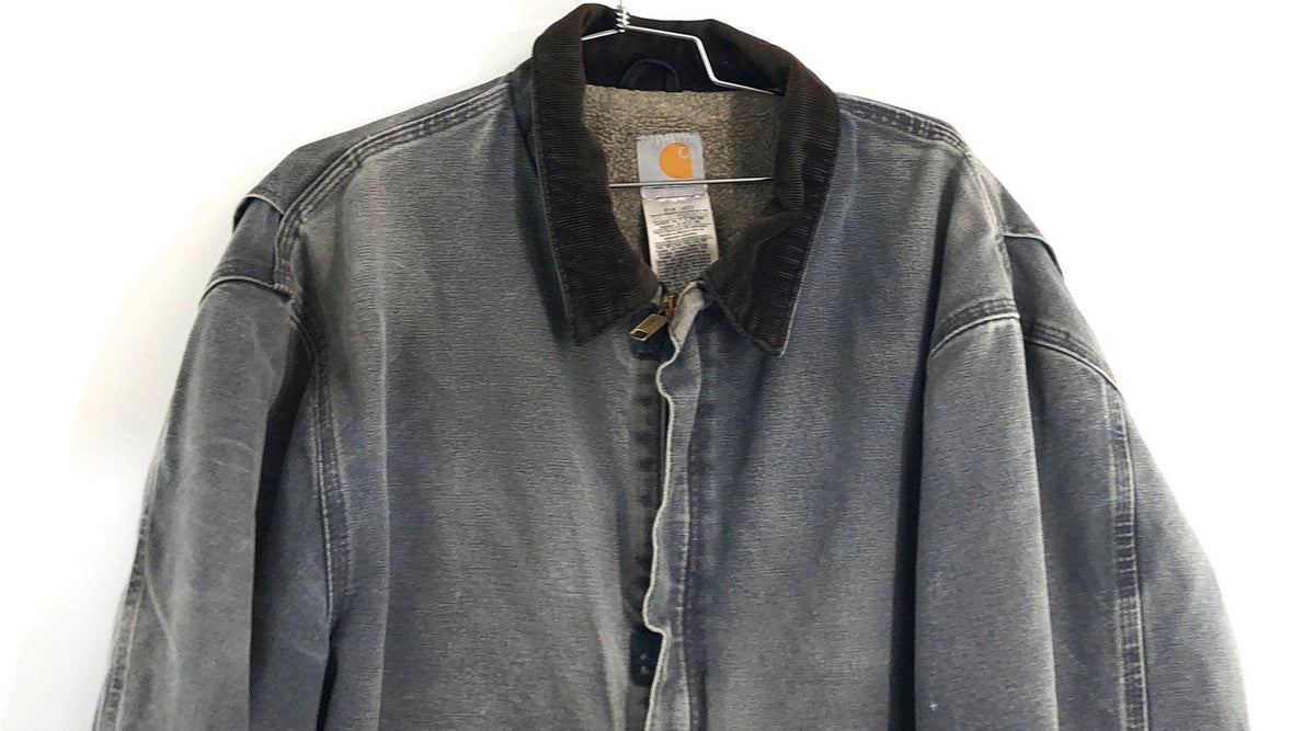Carhartt Men's J164 PTL Arctic Sandstone Sherpa Lined Jacket Petrol Gray Sz XL