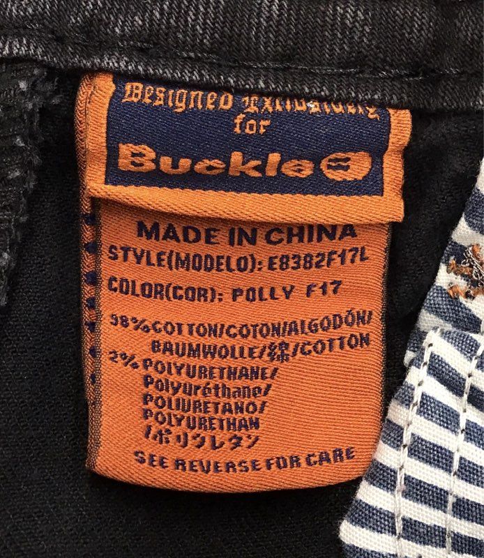 Rock Revival Women's Black Polly Flare Embellished Pocket Low Rise Jeans Size 26