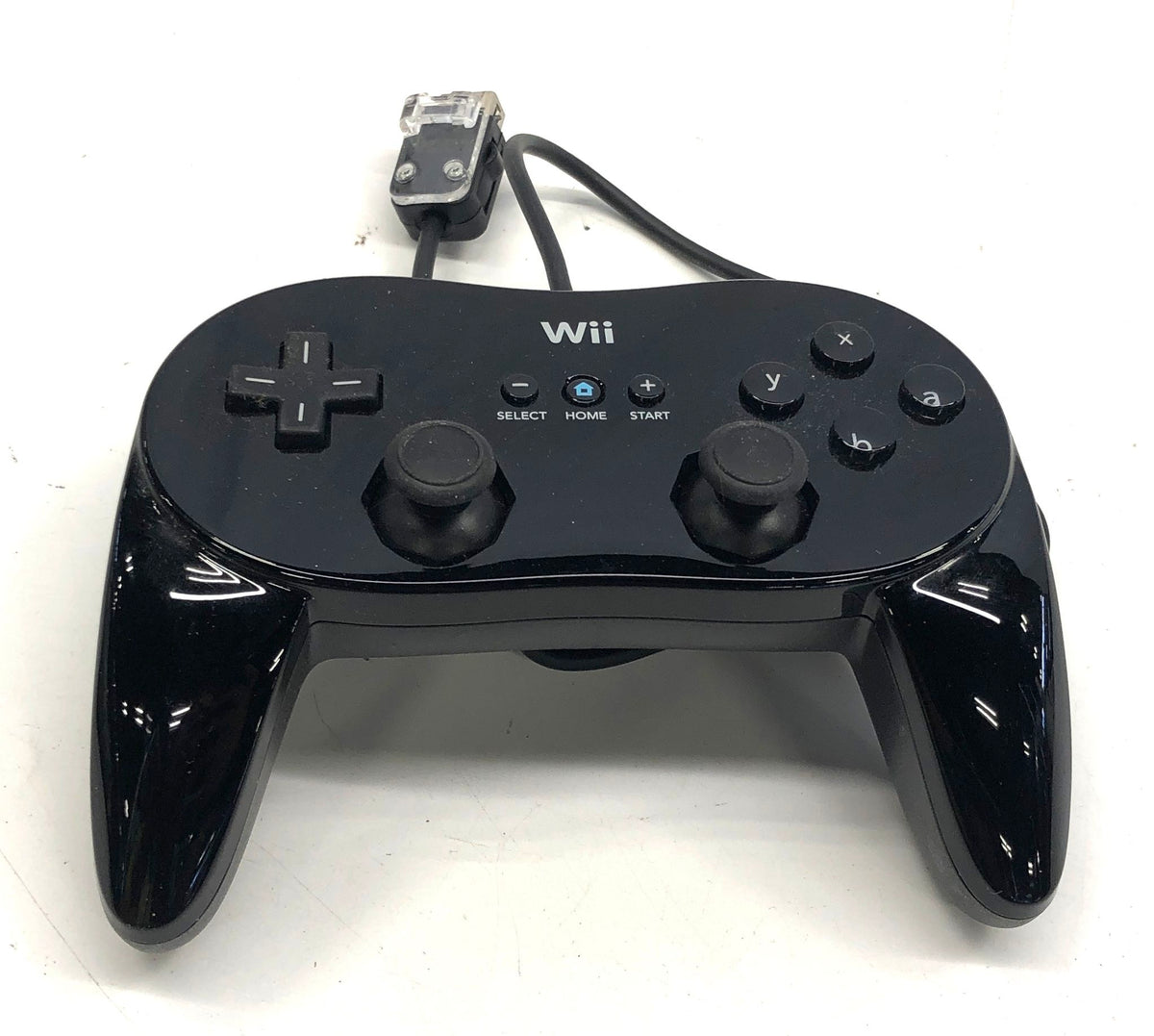 Nintendo Wii Controller Lot Classic Pro 2 Remotes Sensor Bar Wheel AV Cable