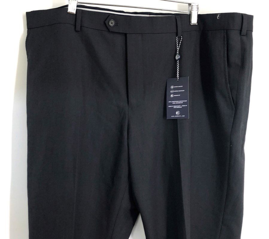 CON.STRUCT Men's Charcoal Gray Modern Fit Stretch Dress Pants Sz 42x32 NWT