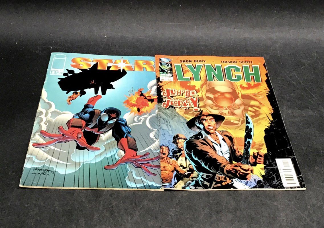 Mixed Comic Book Lot 1990s Marvel Image Valiant Superhero Approximately 25