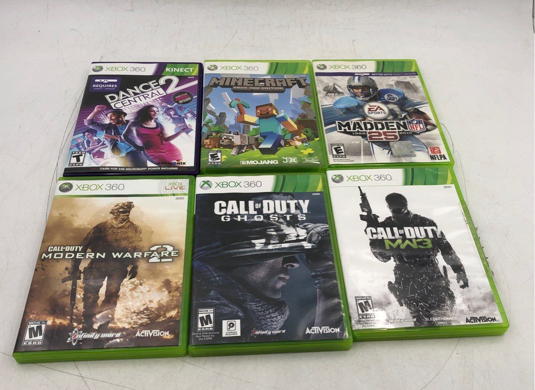 Microsoft Xbox 360 Just Dance 3, Zumba Fitness Core And More Games Mixed Lot