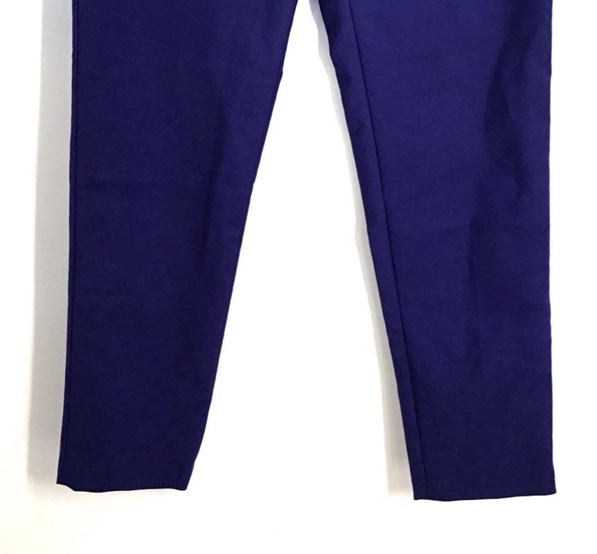 Caroline Women's Purple Slim Straight Leg Dress Pants Trousers Sz 4