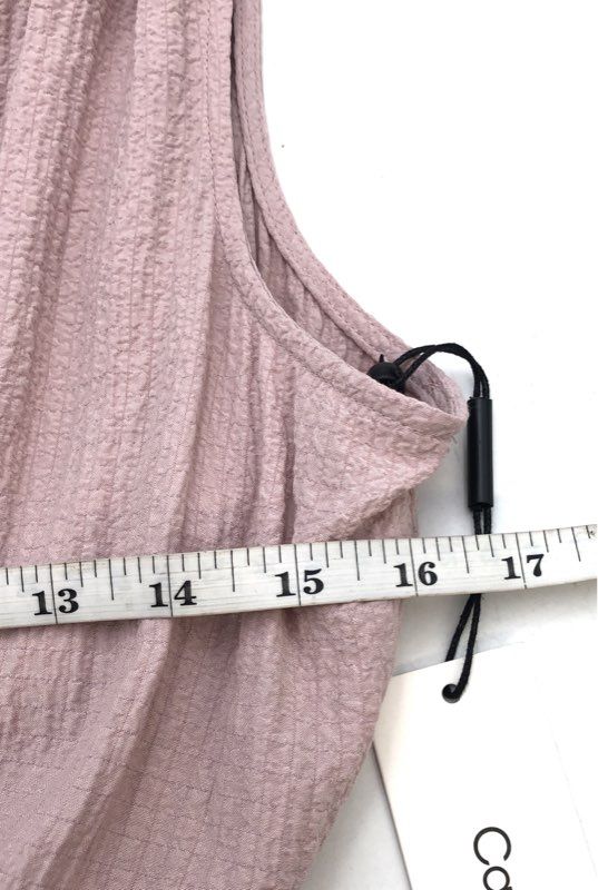 Calvin Klein Women's Mauve Textured Sleeveless Wrap Front Jumpsuit NWT Sz 4