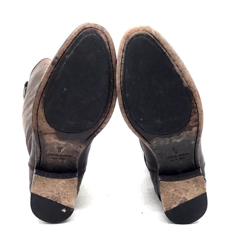 Frye Women's Lindsay Plate Brown Tall Riding Boots - Size 6B