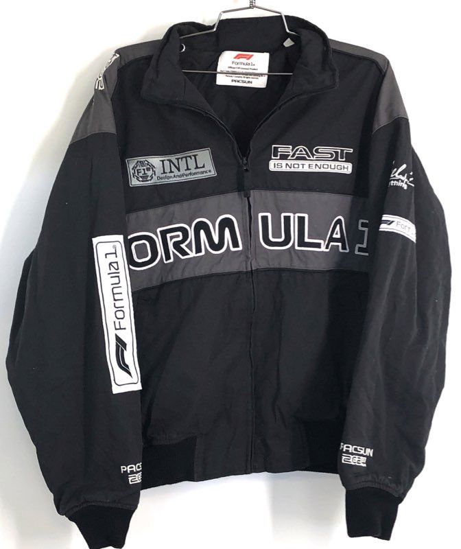 Formula 1 Men's Jacket Black Gray F1 Racing Official Licensed NWT Sz S