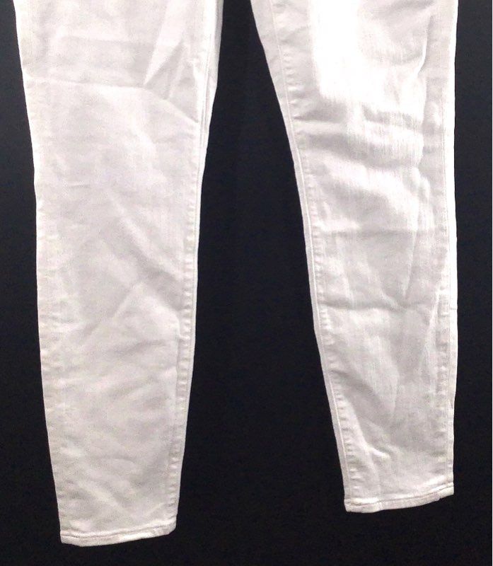 J.Crew Women's 9" Toothpick Jeans White Perfecting Pockets Skinny Size 26 NWT