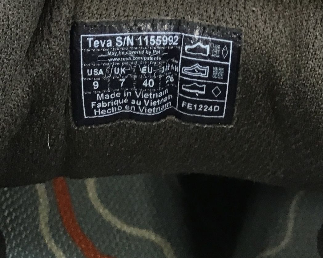 Teva Women's Trailwinder Low Brown Athletic Shoes - Size 9