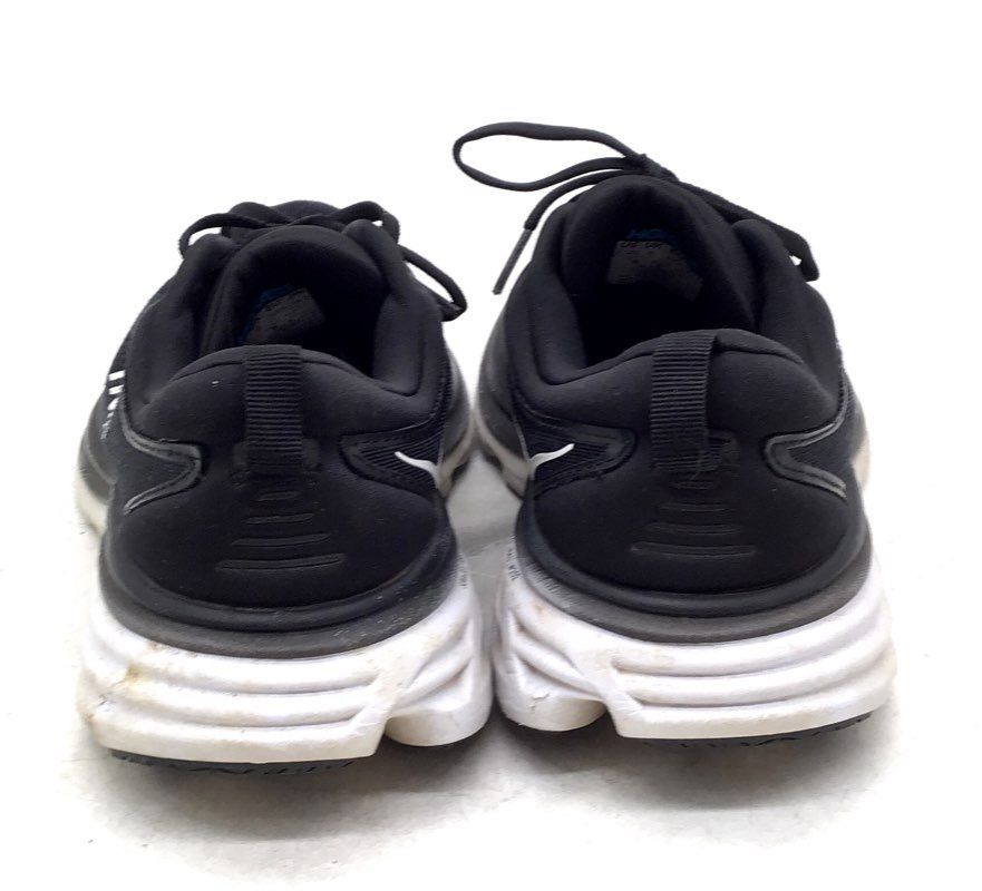 Hoka One One Women's Bondi 8 Black Athletic Shoes - Size 7.5