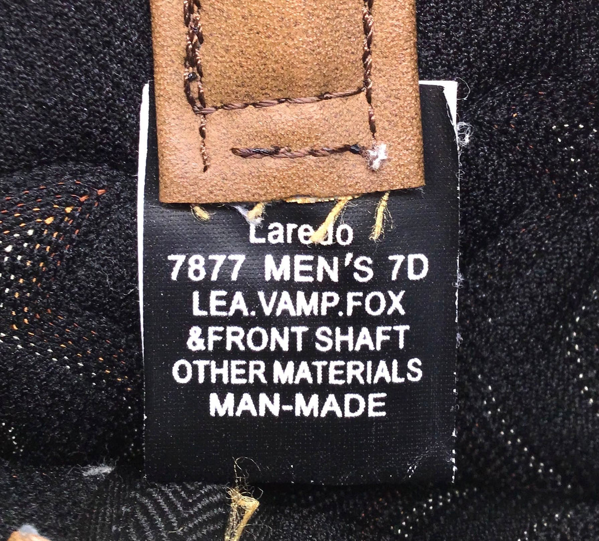 Laredo Men's Black Brown Western Boots - Size 7D