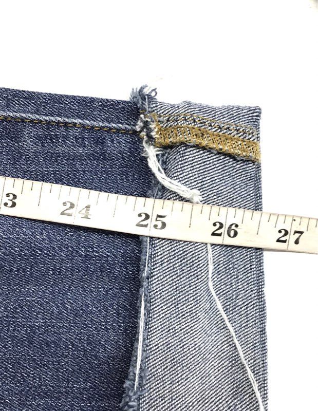 Sam Edelman Women's The Kitten Mid Rise Skinny Ankle Blue Distressed Jeans Sz 27
