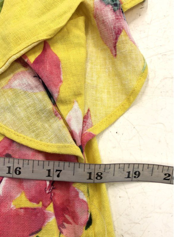 NWT Jessica Howard Women's Yellow Floral Mini Dress - Size 8