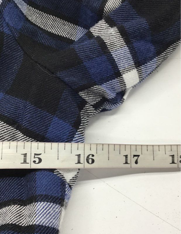 Michael Kors Women's NWT Plaid Tie-Waist Shirtdress Black Blue Sz 4