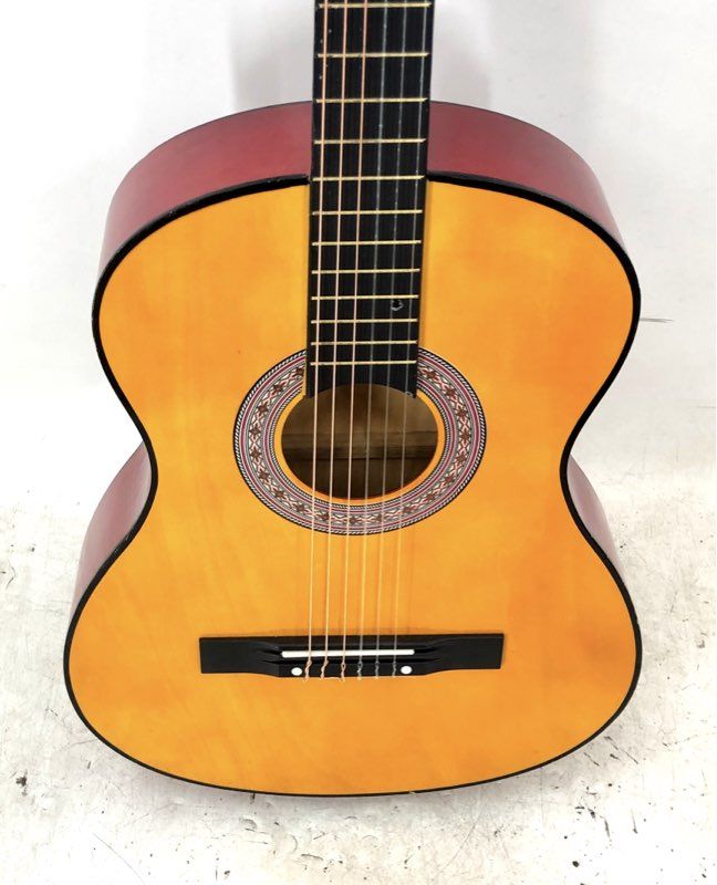 Unbranded Classical Acoustic Guitar 6-String Nylon Student Model Natural Finish
