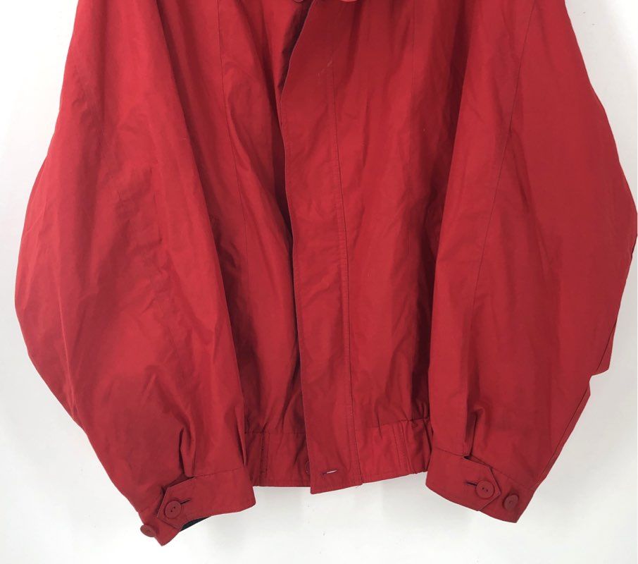 London Fog Men's Red Windbreaker Jacket - Size XL