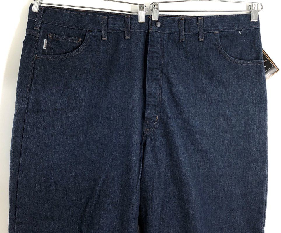 Carhartt Men's Made in USA FR Flame Resistant Denim Work Pants FRB150 NWT 48x36
