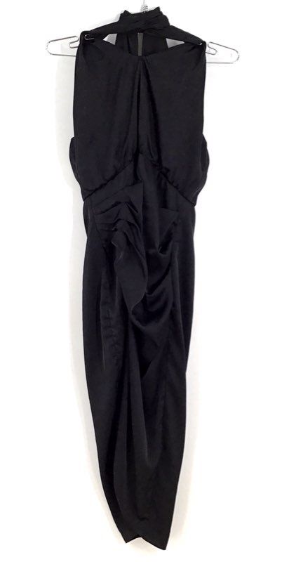 NWT Do+Be Women&#39;s Black Asymmetric Maxi Dress - Size Small