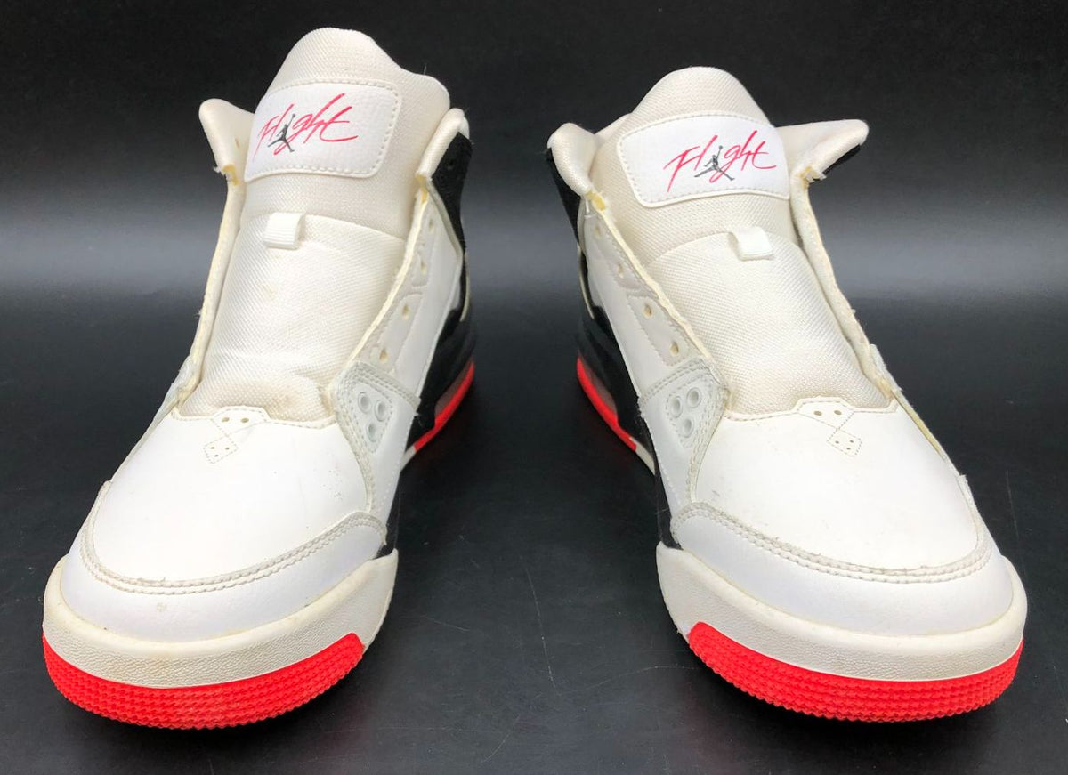 Nike Air Jordan Flight Origin GS 'White Black' & Red Sneakers - Size 5.5Y (+COA)