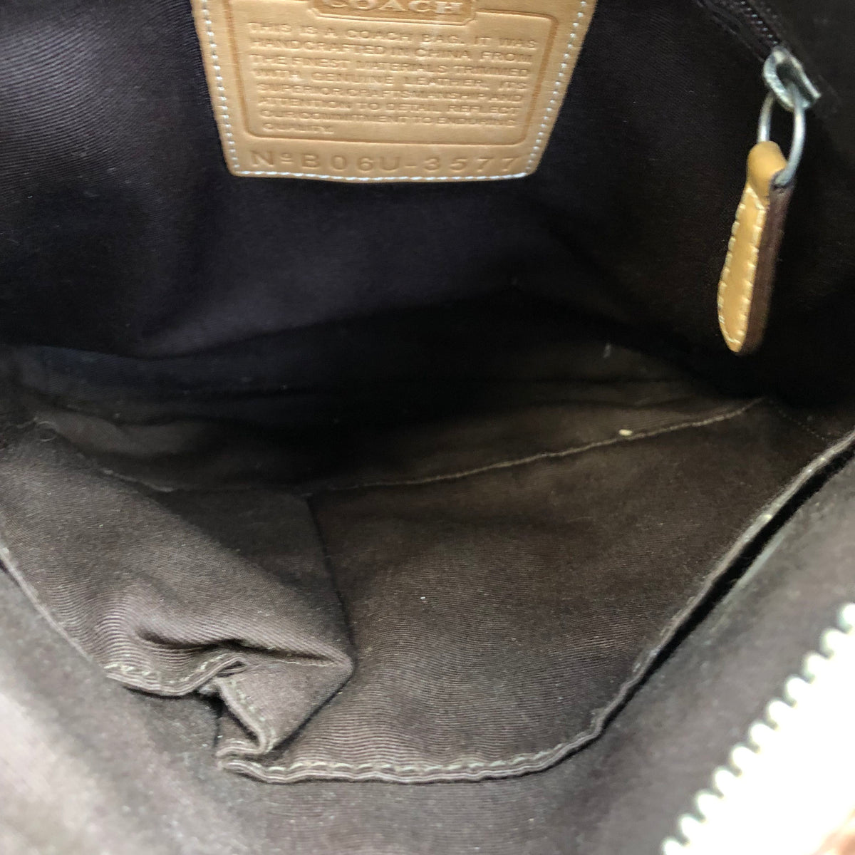Coach Y2k Cognac Brown\Tan 'Jacquard Logo' Messenger Bag (+COA)