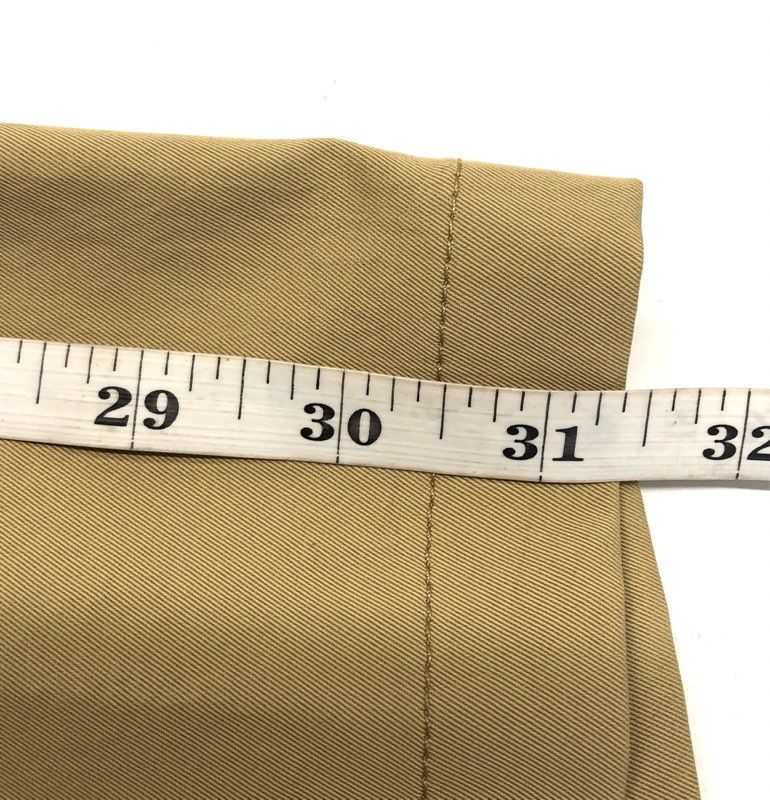 Hiltl Men's Trento Trousers Beige Khaki Flat Front Pants Sz 50 US 34 NWT