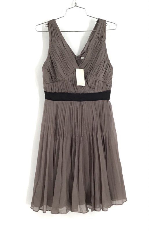 NWT Maxandcleo Taupe Rose Mini Dress - Size 8