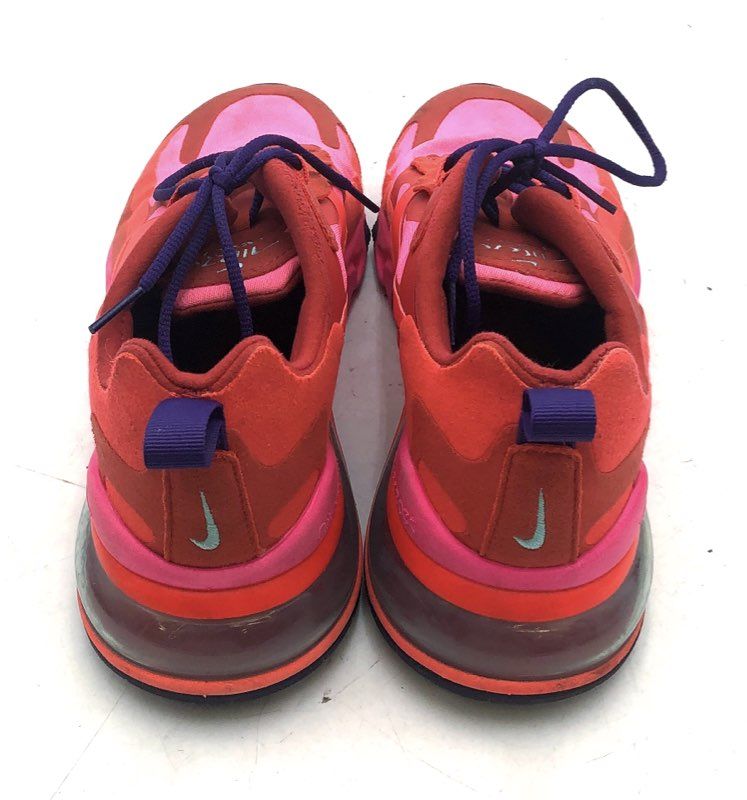 Nike Air Max 270 React Hyper Pink University Red Women's Sneakers Size 9