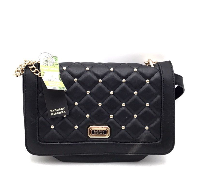 NWT Badgley Mischka Black Crossbody Bag